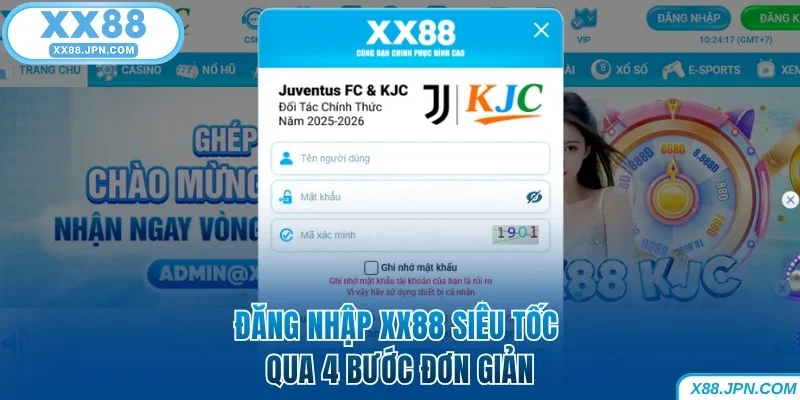 Đăng nhập XX88 siêu tốc qua 4 bước đơn giản